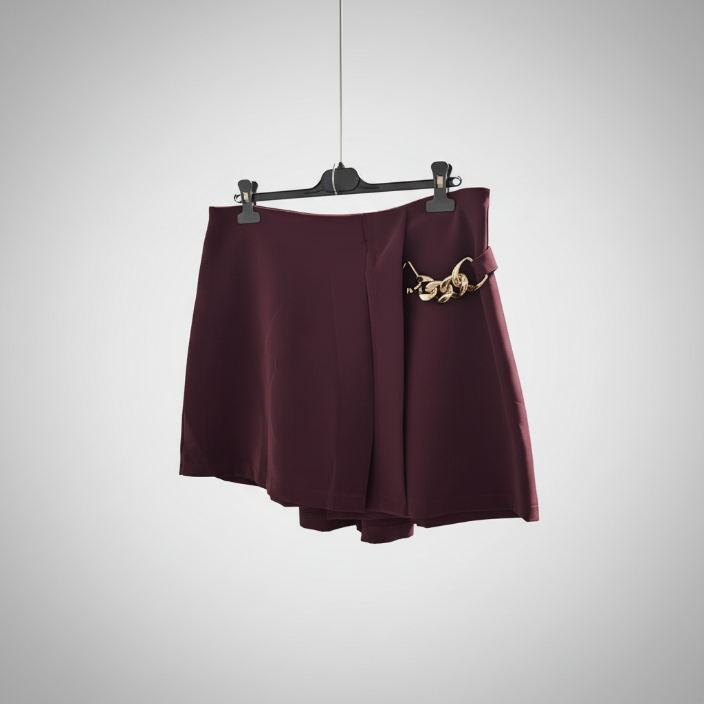 Skort's met gouden detail
