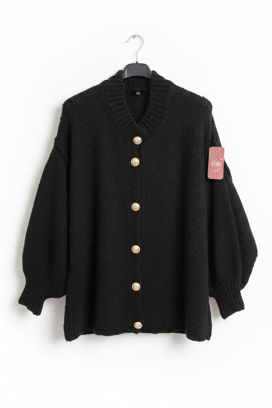 Vest met gouden knopen