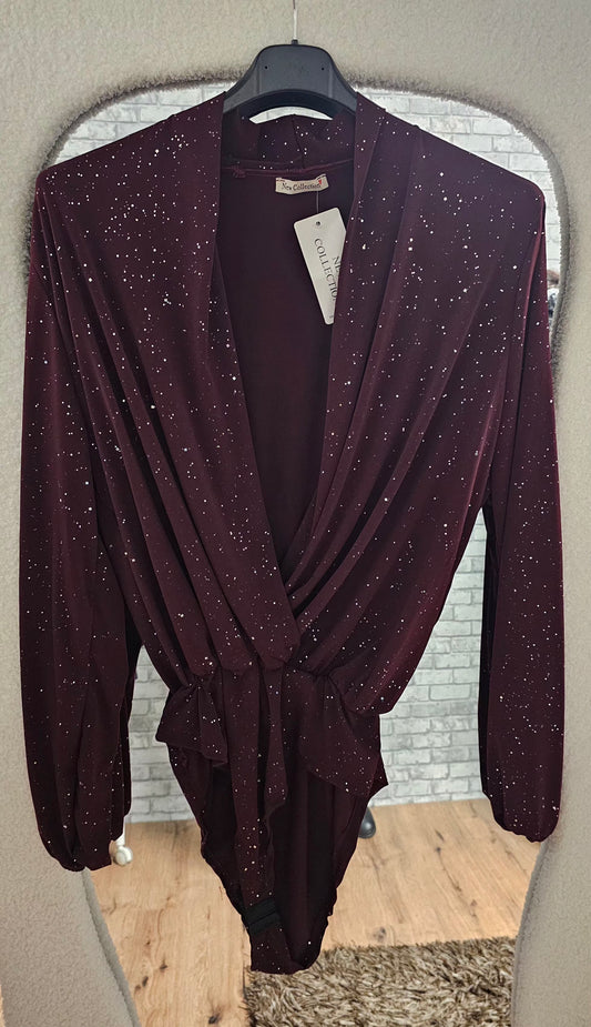 Body glitter Bordeaux