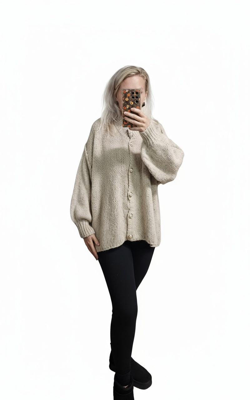 Vest met gouden knopen