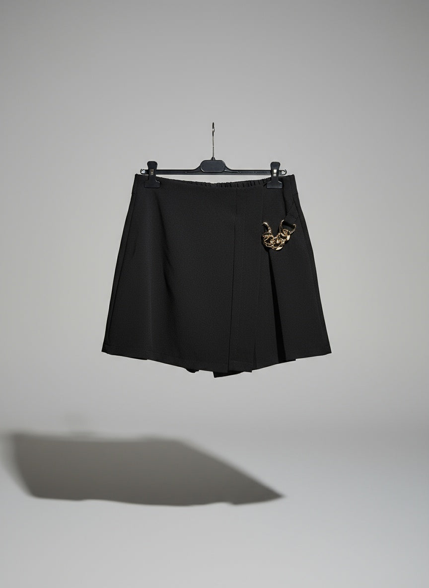 Skort's met gouden detail
